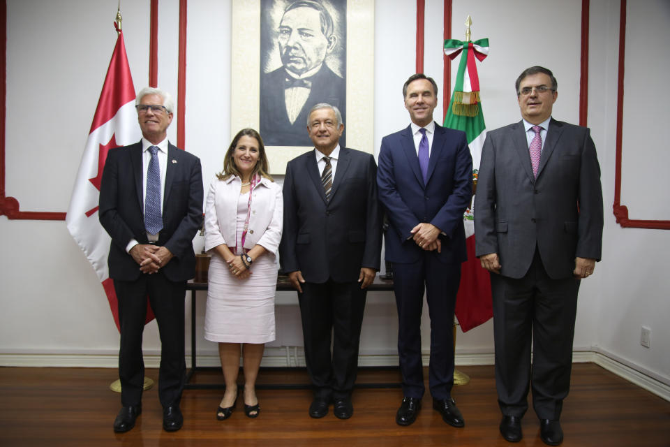 FOTOS: AMLO y Chrystia Freeland acaparan reflectores en México