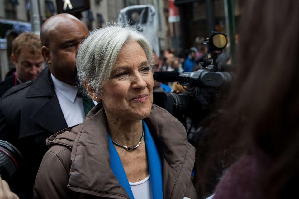 PHOTO: In this Dec. 5, 2016, file photo, Green Party presidential candidate Jill Stein waits to speak at a news conference in New York. (Drew Angerer/Getty Images, FILE)