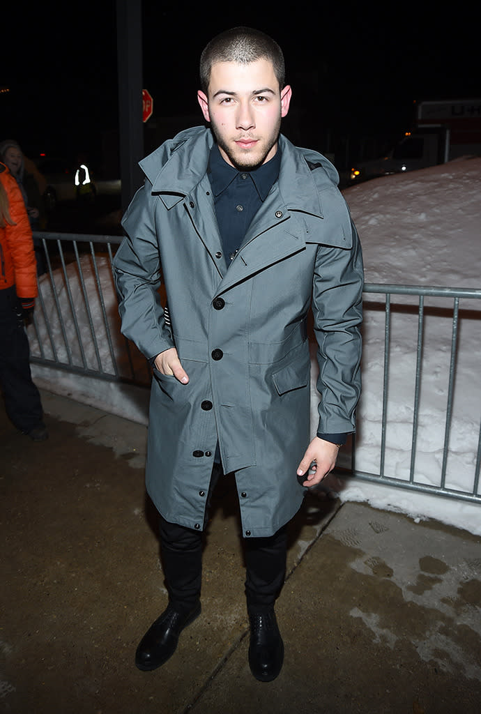 Nick Jonas at the Sundance premiere for “Goat” (Photo: George Pimentel/Getty Images)