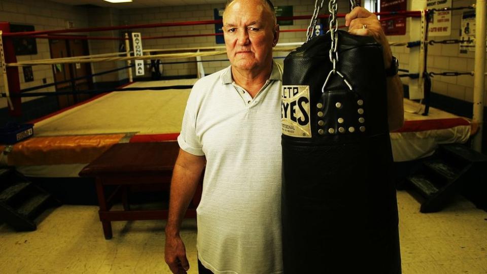 Una fotografía de Chuck Wepner en Bayonne en 2006.