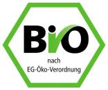 <b>Bio-Siegel</b><br><br>Das sechseckige Symbol ist das deutsche Biosiegel. Lebensmittel, die dieses Zeichen tragen, dürfen nicht genmanipuliert sein, dürfen unter anderem nicht mit Hilfe von synthetischen Pflanzenschutzmitteln oder leicht löslichen mineralischen Düngern erzeugt sein und keine künstlichen Aromen, Farbstoffe oder Emulgatoren enthalten. (Bild: Copyright BLE, Bonn)