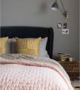 <p>Want to style a pink and grey bedroom the grown-up way? It's all in the details. Jazz up your bed by adding a stylish throw in a muted pink. Perfect for complementing neutral tones such as grey, it will look beautiful in any space. </p><p>• Niki throw, £220 at <a href="https://go.redirectingat.com?id=127X1599956&url=https%3A%2F%2Fwww.swooneditions.com%2Fniki-jones-velvet-linen-56b466&sref=https%3A%2F%2Fwww.housebeautiful.com%2Fuk%2Fdecorate%2Fbedroom%2Fg37103497%2Fpink-grey-bedroom%2F" rel="nofollow noopener" target="_blank" data-ylk="slk:Swoon;elm:context_link;itc:0;sec:content-canvas" class="link ">Swoon</a> </p>