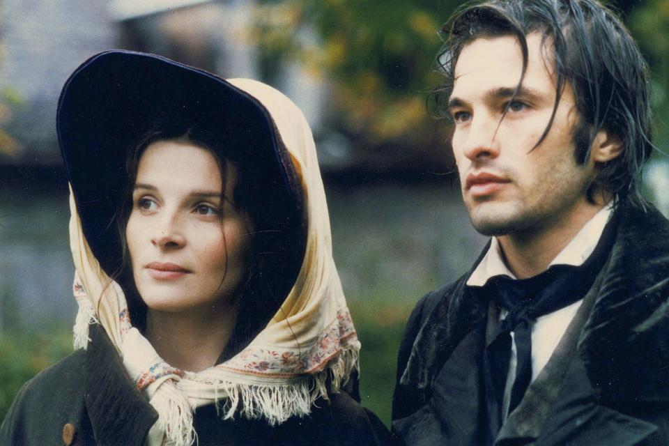 Juliette Binoche y Olivier Martinez en El jinete sobre el tejado