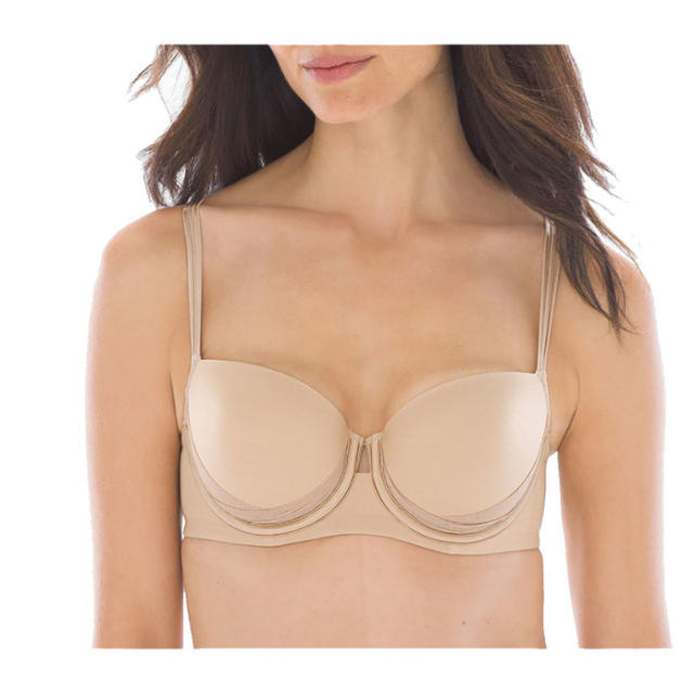 Soma Cooling Full Coverage Nude Tan Underwired Bra Adjustable