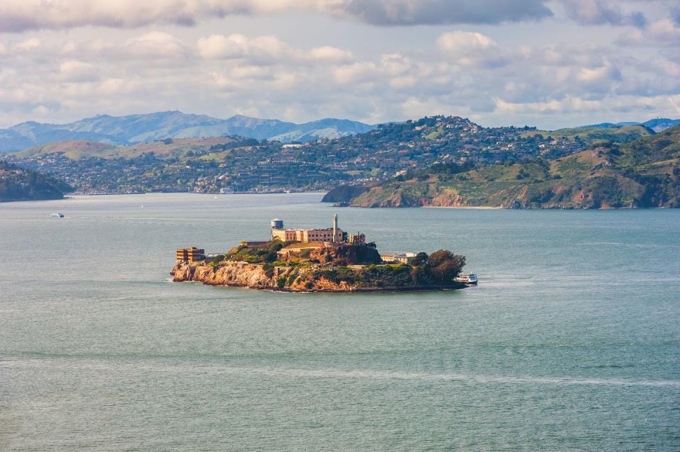 <p><strong><a rel="nofollow noopener" href="https://www.tripadvisor.co.uk/Attraction_Review-g60713-d102523-Reviews-Alcatraz_Island-San_Francisco_California.html" target="_blank" data-ylk="slk:What the reviewers said:;elm:context_link;itc:0;sec:content-canvas" class="link ">What the reviewers said:</a></strong> 'A visit to Alcatraz is a must when visiting San Francisco. For the history of the prison and famous escapes, of course, but also for the island itself and its beautiful gardens and view of the city.'</p><p><a rel="nofollow noopener" href="https://www.tripadvisor.co.uk/Hotels-g60713-San_Francisco_California-Hotels.html" target="_blank" data-ylk="slk:BOOK NOW;elm:context_link;itc:0;sec:content-canvas" class="link ">BOOK NOW</a></p>