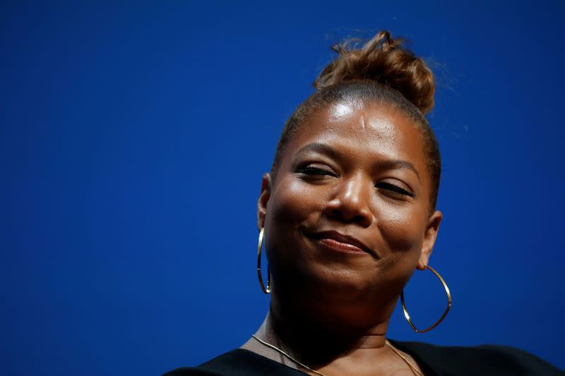 FILE PHOTO: Queen Latifah attends a conference at the Cannes Lions International Festival of Creativity, in Cannes