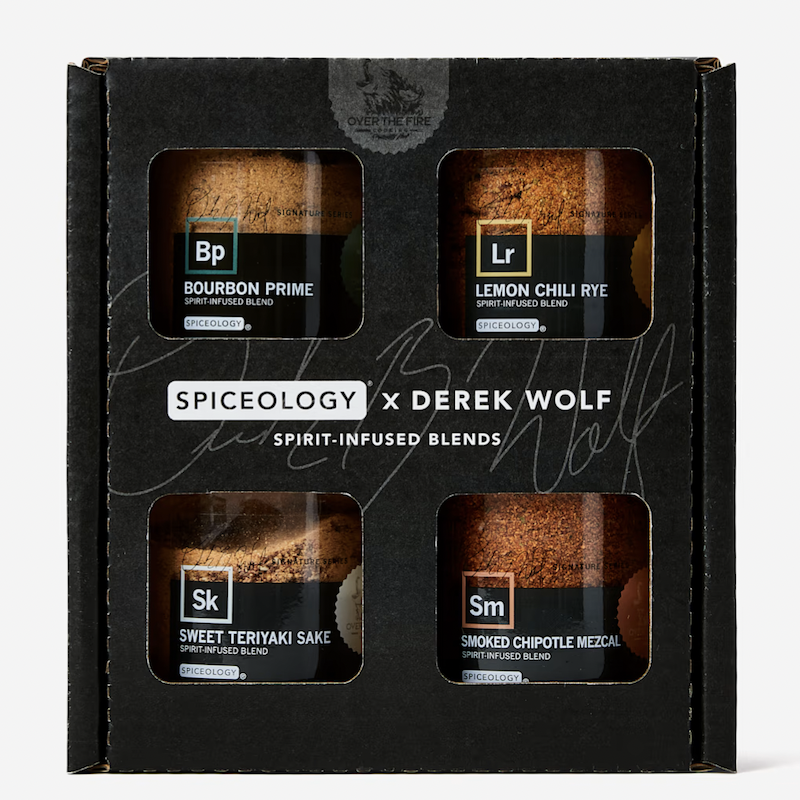 <p><a href="https://go.redirectingat.com?id=74968X1596630&url=https%3A%2F%2Fwww.bespokepost.com%2Fstore%2Fspiceology-derek-wolf-spirit-infused-signature-blends-set-of-four&sref=https%3A%2F%2Fwww.esquire.com%2Ffood-drink%2Fg41424520%2Fthe-26-best-grilling-gifts-for-the-bbq-master%2F" rel="nofollow noopener" target="_blank" data-ylk="slk:Shop Now;elm:context_link;itc:0;sec:content-canvas" class="link rapid-noclick-resp">Shop Now</a></p><p>Derek Wolf Spirit-Infused Signature Blends, Set of Four</p><p>bespokepost.com</p><p>$53.00</p>