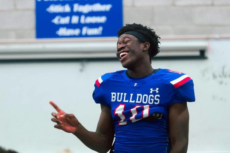 Folsom junior Joe Ngata has 76 receptions for 1,681 yards and 25 touchdowns. “He’s the best receiver I’ve ever seen in my 30 years coaching around here,” Del Campo coach Mike Dimino said.