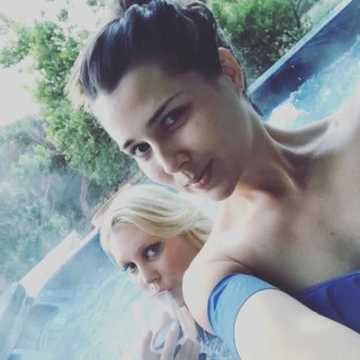 Spa selfie! Then take two for the detox... Photo: Instagram