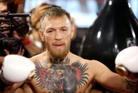 Conor McGregor of Ireland works out at the UFC Performance Center in Las Vegas, Nevada, U.S., August 11, 2017. REUTERS/Steve Marcus