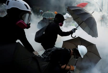 Anti-government demonstration in Hong Kong