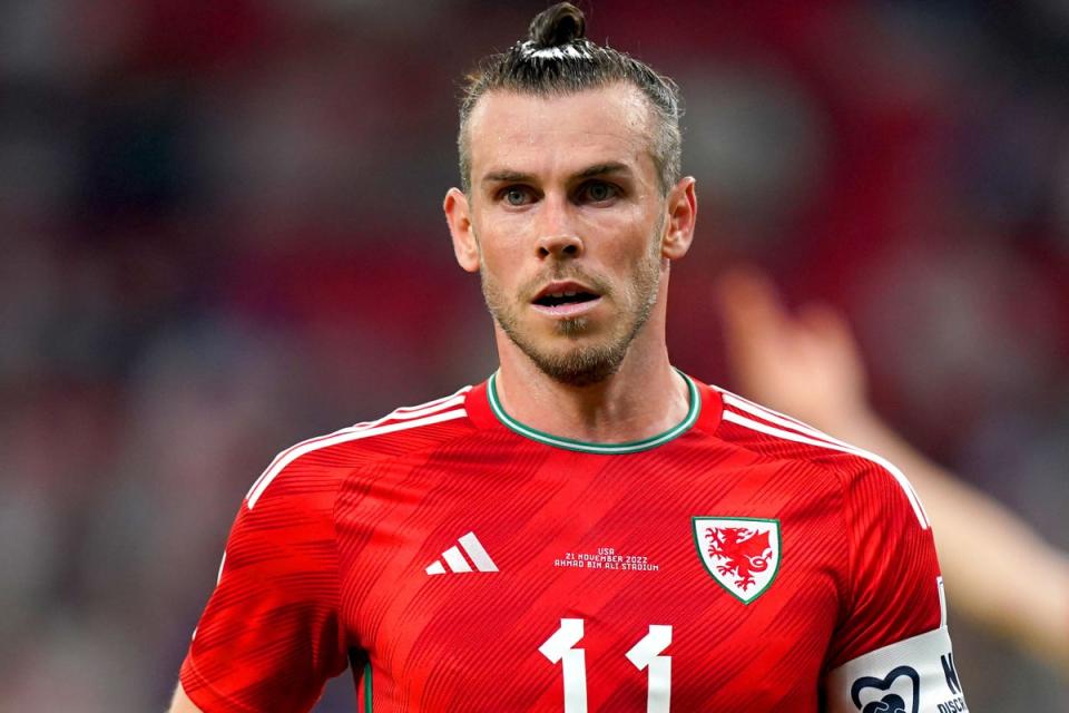 Gareth Bale will win his 110th cap against Iran on Friday to become the most capped Welshman in their football history (Mike Egerton/PA) (PA Wire)