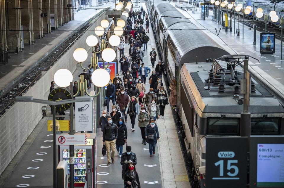 Arrivée en gare