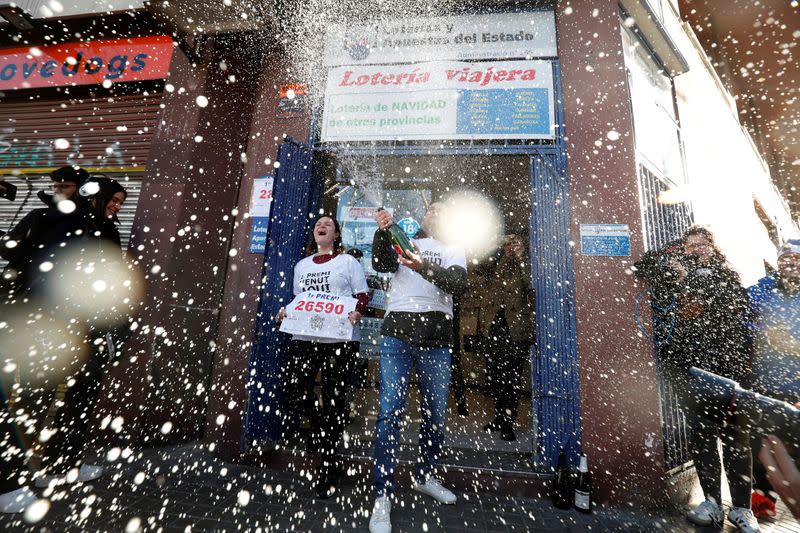 Spain's Christmas Lottery "El Gordo" (The Fat One) in Madrid