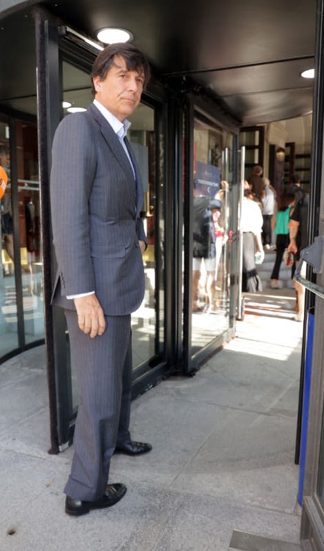 Manuel Falcó llegando al Teatro Real de Madrid