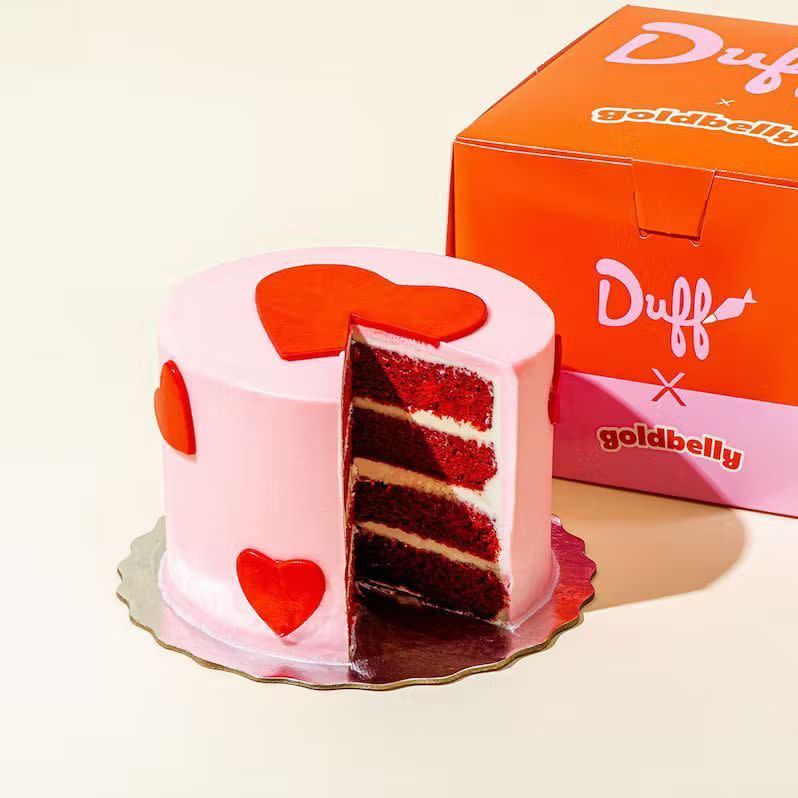 Red Velvet Heart Cake