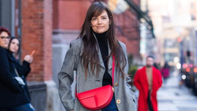 How To Recreate Katie Holmes' Mom-On-The-Go Street Style