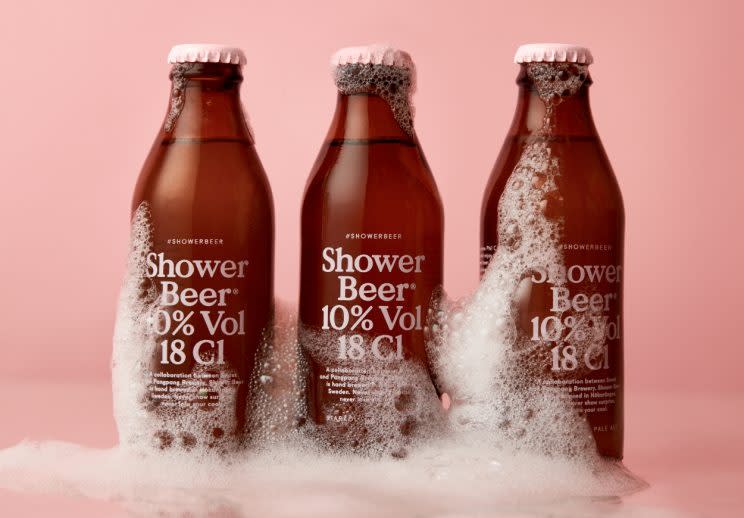 PangPang's specially formulated Shower Beer [SNASK]