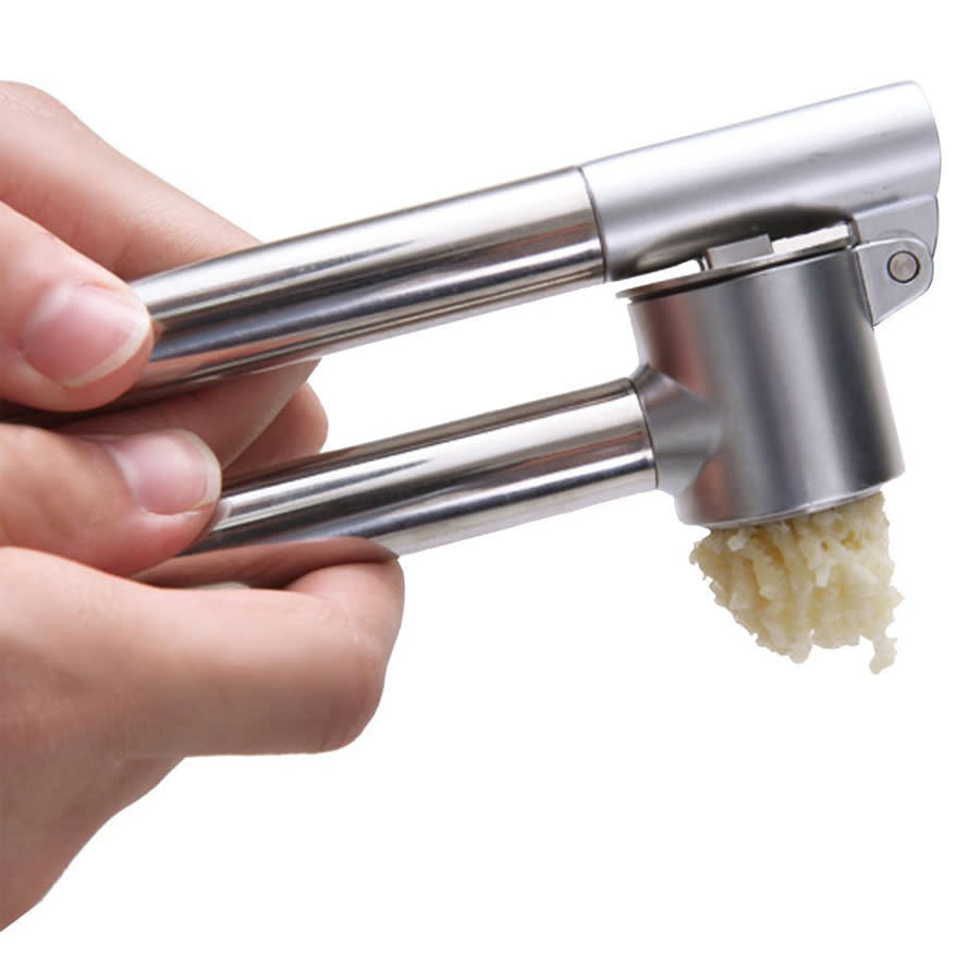 Oye Stainless Steel Garlic Press. (Photo: Amazon)