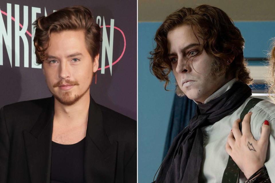 <p>getty</p> (Left to right:) Cole Sprouse in 2022, in "Lisa Frankenstein"