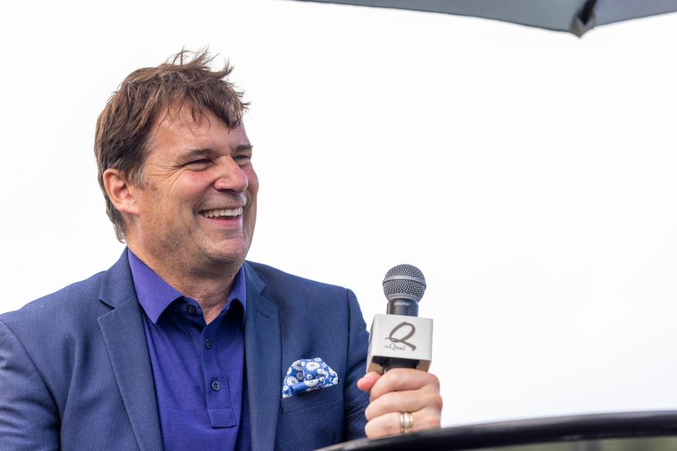 Jim Farley, CEO of Ford Motor Company, is seen here on August 14, 2021 at The Quail, A Motorsports Gathering, as part of the annual Monterey Car Week.