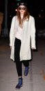 <p>Hadid kept her white streak post-N.Y.C. snowstorm in a snakeskin-print white jacket, a white turtleneck sweater, and black pants. She finished off the look with a Givenchy hat, oversize sunnies, and blue combat boots (get a similar pair <a rel="nofollow noopener" href="http://www.anrdoezrs.net/links/7799179/type/dlg/sid/ISGigiHadidStreetStyle3.17JA/http://www.zappos.com/p/dr-martens-1460-sea-blue-antique-temperley/product/104730/color/667952" target="_blank" data-ylk="slk:here;elm:context_link;itc:0;sec:content-canvas" class="link ">here</a>).</p>