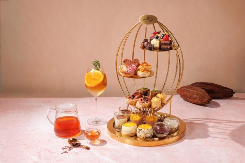 新店限定 CACAO Afternoon Tea Set (HK$438 / 兩位；額外每位 HK$288)