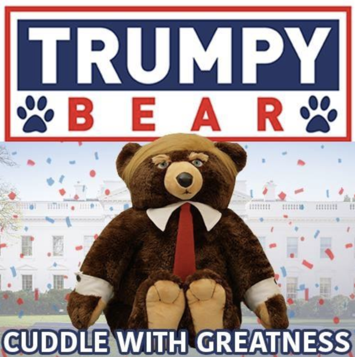 Trumpy Bear is for sale. (Photo: Trumpy Bear via Facebook)