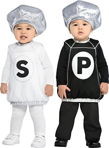 <p><strong>amscan</strong></p><p>amazon.com</p><p><strong>$29.99</strong></p><p>Shake things up this year with these adorable salt and pepper shaker costumes! </p>