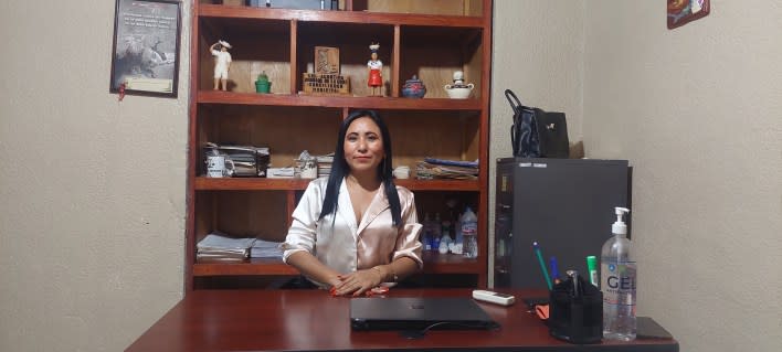Agustina Andrade de la Cruz, jueza conciliadora de Huejutla de Reyes
