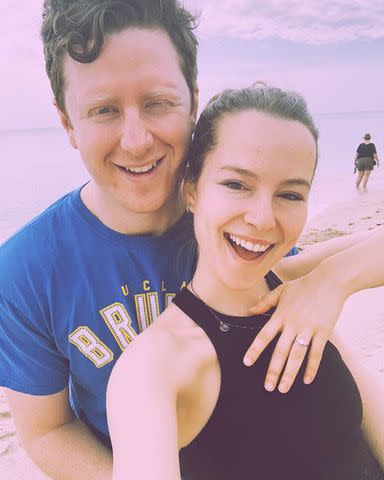 <p>Bridgit Mendler/Instagram</p> Bridgit Mendler's engagement to Griffin Cleverly