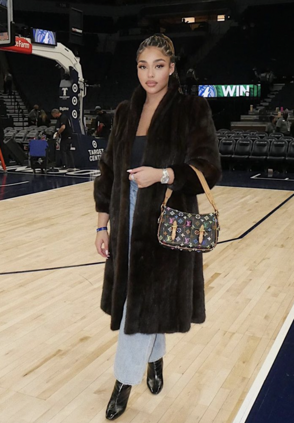 Looking Like a Wifey': Jordyn Woods Strikes a Pose on the Court at  Boyfriend Karl-Anthony Towns' Game