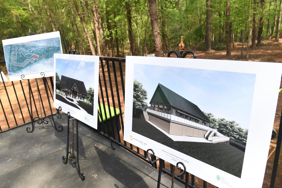 These are renderings of the planned event center.