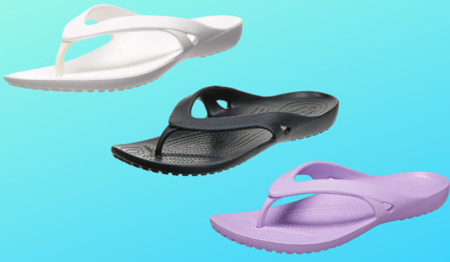 The Crocs Kadie II Flip-Flops are on sale at Amazon.