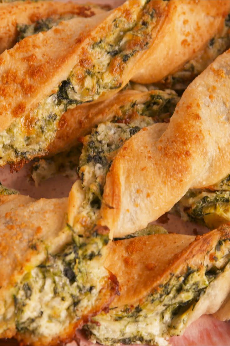 Spinach & Artichoke Twists