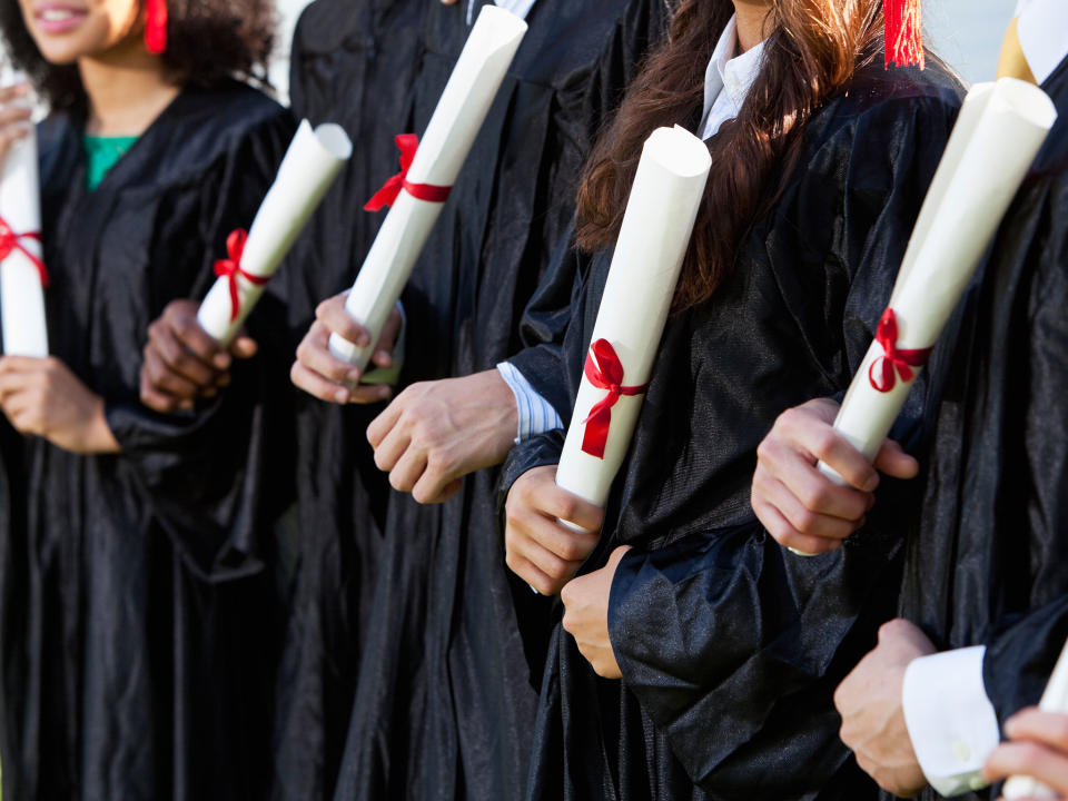 Some universities awarded top class degrees to more than a third of graduates: Getty