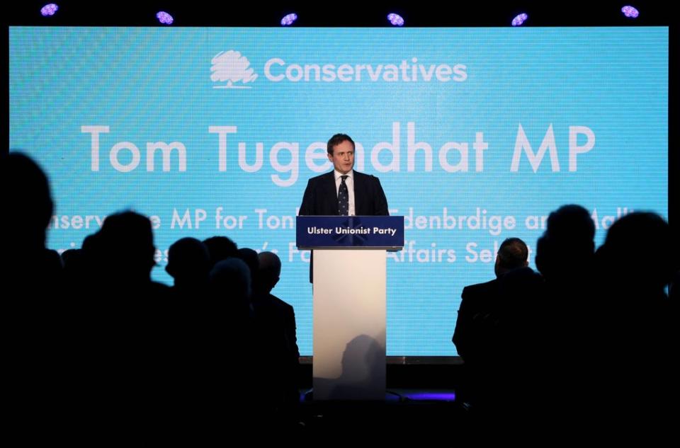 Conservative MP Tom Tugendhat (Brian Lawless/PA) (PA Wire)