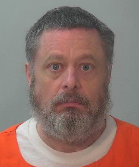 Delphi murder suspect Richard M. Allen on Monday, May 6, 2024, when he was booked into the jail at Allen County, Indiana.