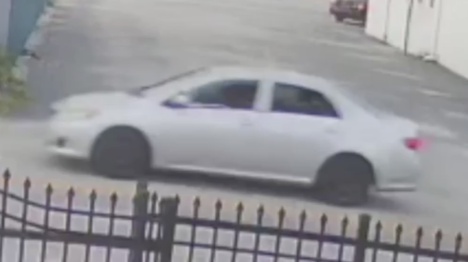 A photo of the gray Toyota Corolla for which Broward investigators are seeking more information.
