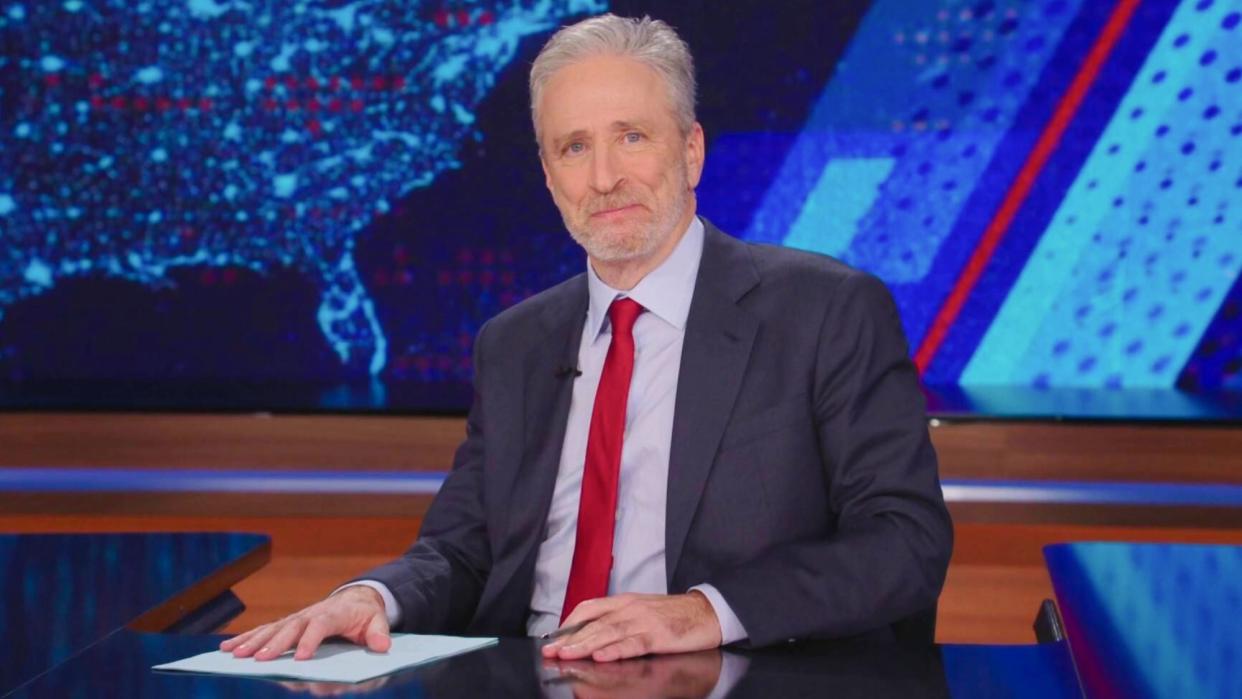  Jon Stewart on The Daily Show. 