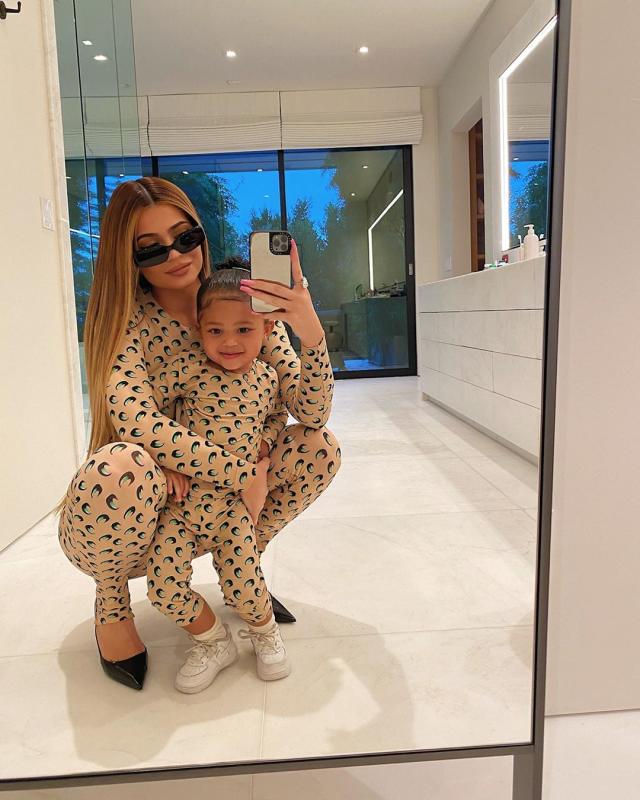 Kylie Jenner's Outfit Matched Stormi's $12,500 Fendi Stroller