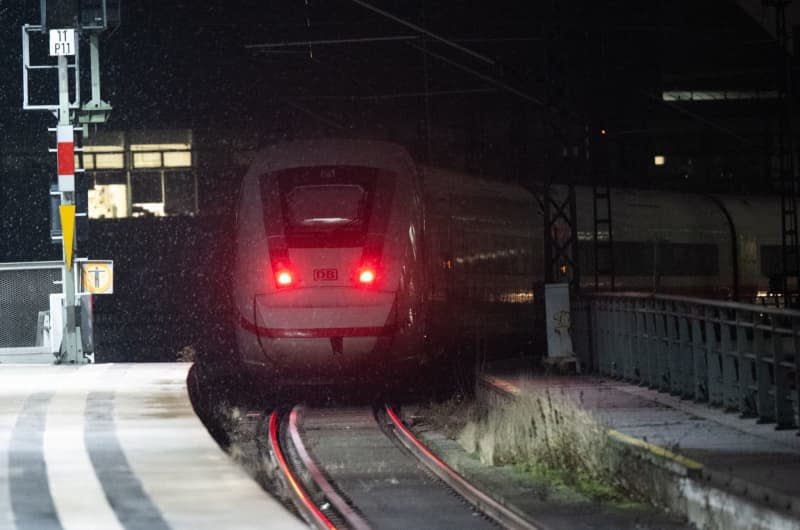 An ICE train leaves the main station after the end of the three-day train drivers' strike. A three-day train drivers' strike ended throughout Germany on Friday evening, but the head of the GDL union warned that rail operator Deutsche Bahn should prepare for more industrial action to come. Monika Skolimowska/dpa