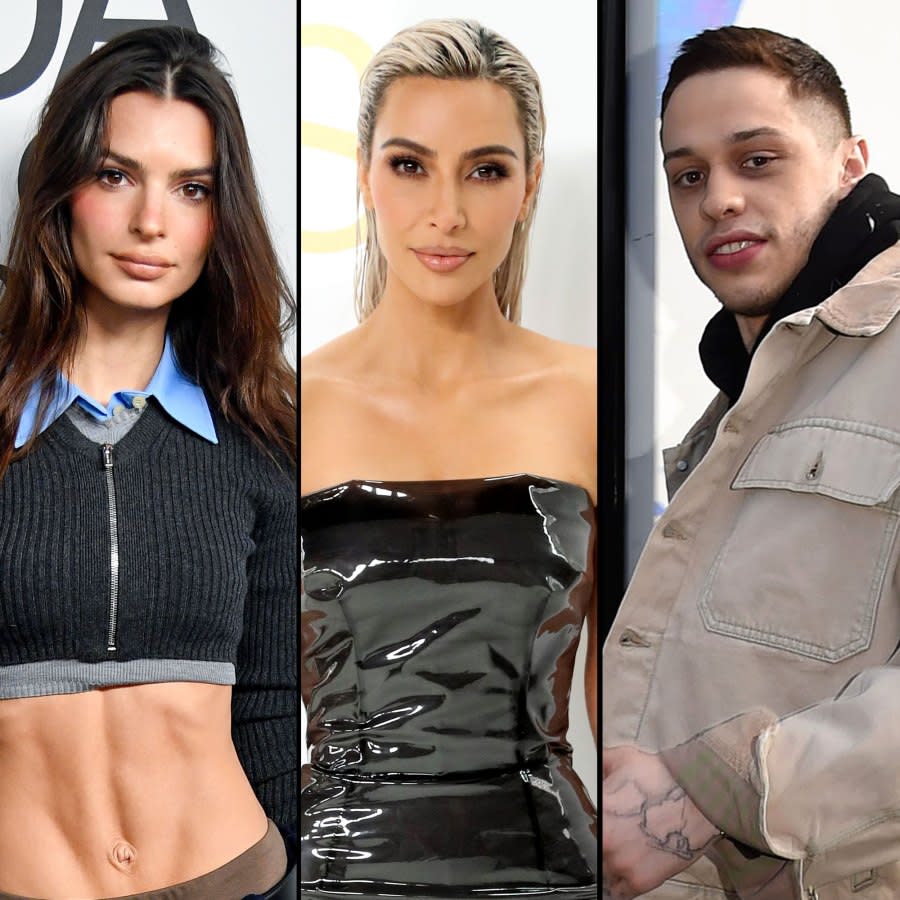 Emily Ratajkowski Likes Kim Kardashian Skin-Baring Instagram Post Amid Pete Davidson Romance Rumors