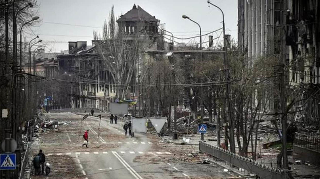 Mariupol in April 2022. Stock photo: Getty Images