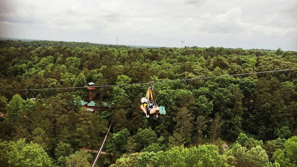 Fly Down an Epic Zipline