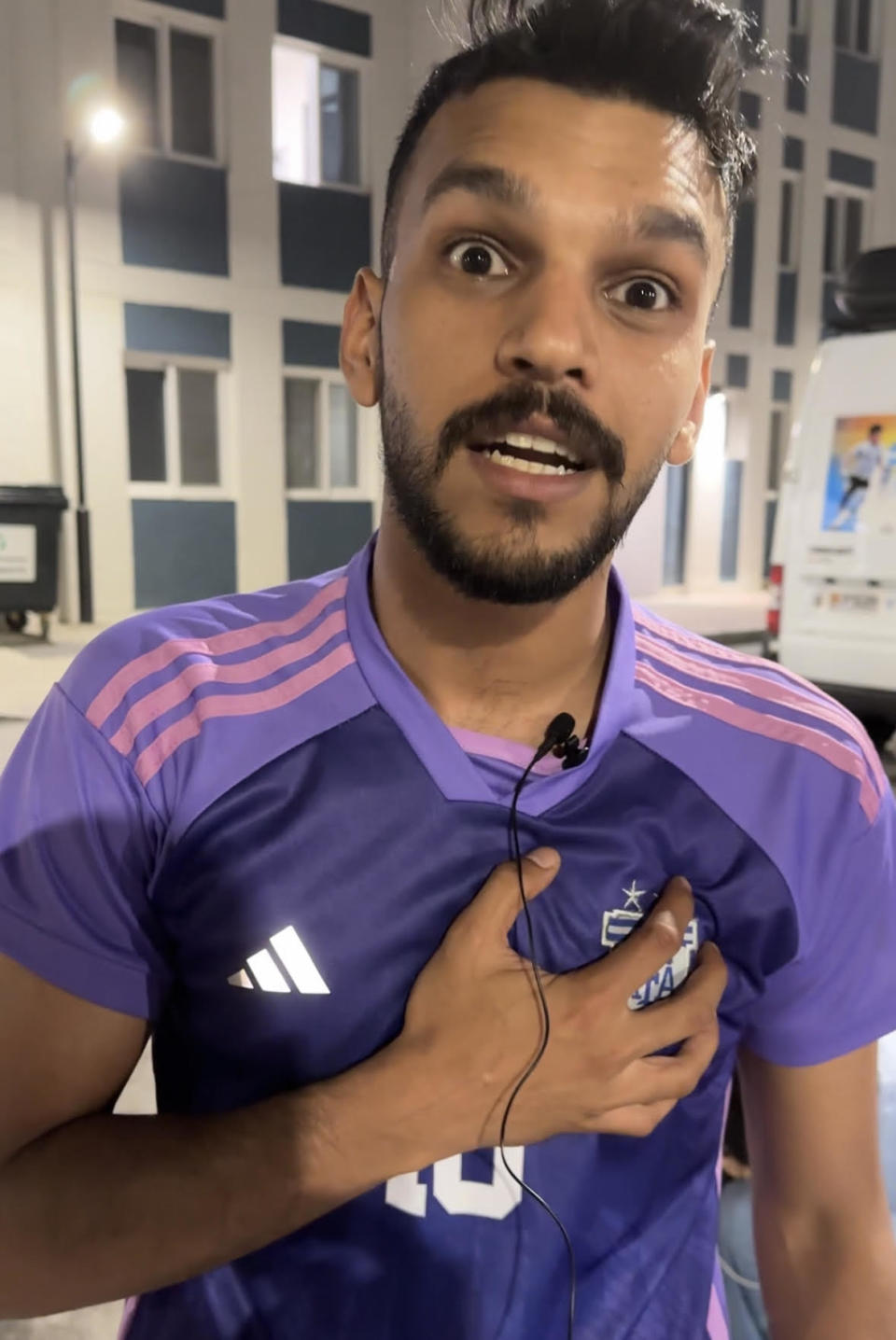 Omar al Badrani, saudita aficionado de Argentina.