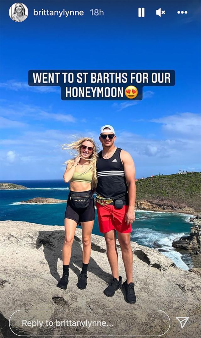 Inside Patrick Mahomes and Brittany Matthews' Honeymoon: Photos