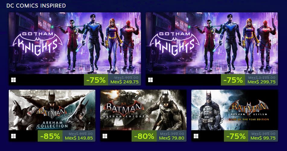 Grandes juegazos de Batman están en oferta en Steam