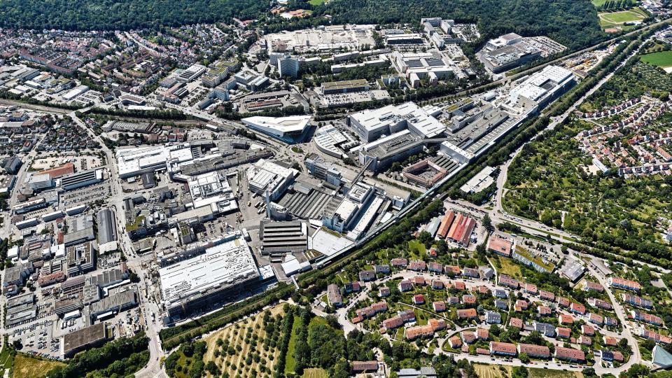 Aerial view of the site. Photo: Porsche/Marco Prosch 