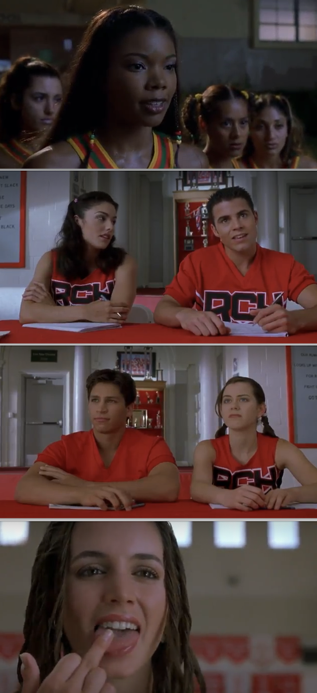 The cast from "Bring It On"